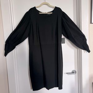 Eloquii Women’s Black Long Sleeve Dress - Plus size 18